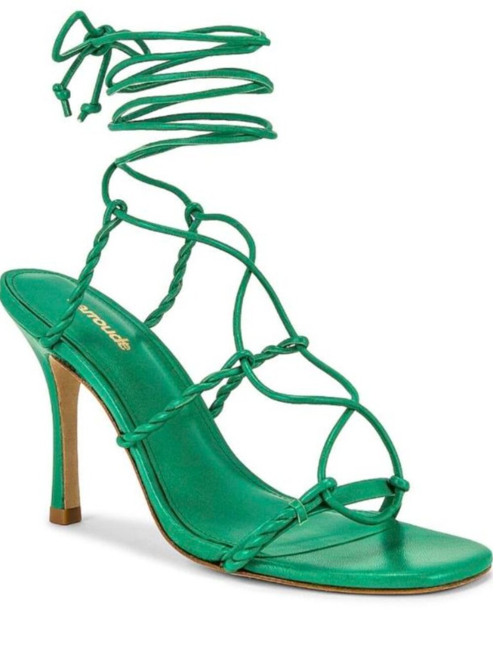 Larroudé Women's Green Sandals